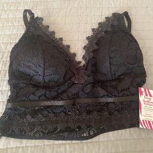 Lace Bralette in Black